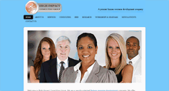 Desktop Screenshot of highimpactconsultinggroup.com