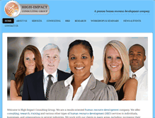 Tablet Screenshot of highimpactconsultinggroup.com